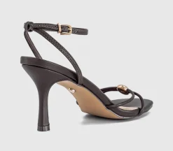 Hollywood Metal Trim Strappy Heeled Sandals