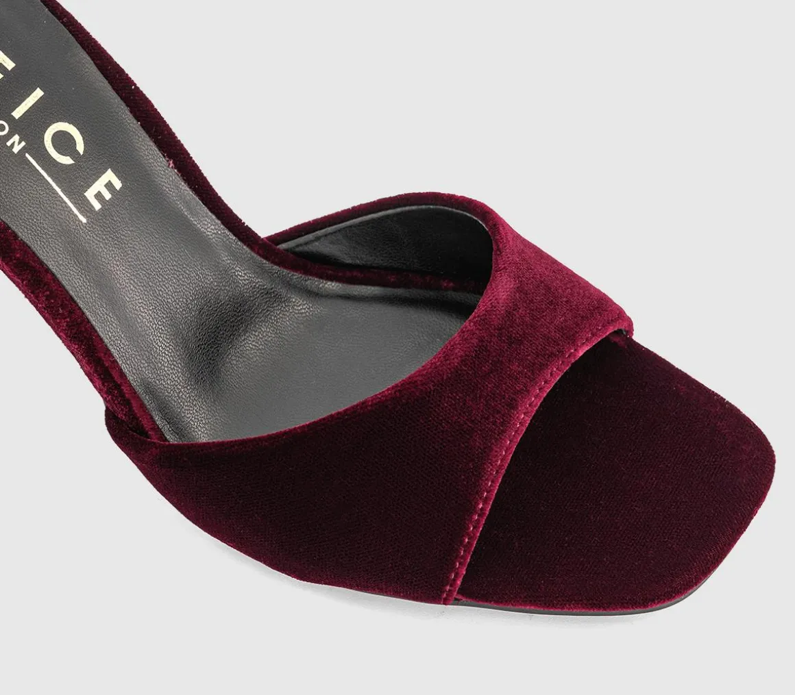 Hypnotise Bow Back Heeled Sandals