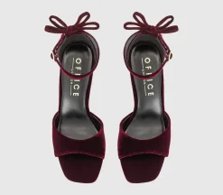 Hypnotise Bow Back Heeled Sandals