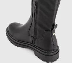 Kaci Stretch Back Knee High Boots