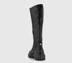 Kaci Stretch Back Knee High Boots