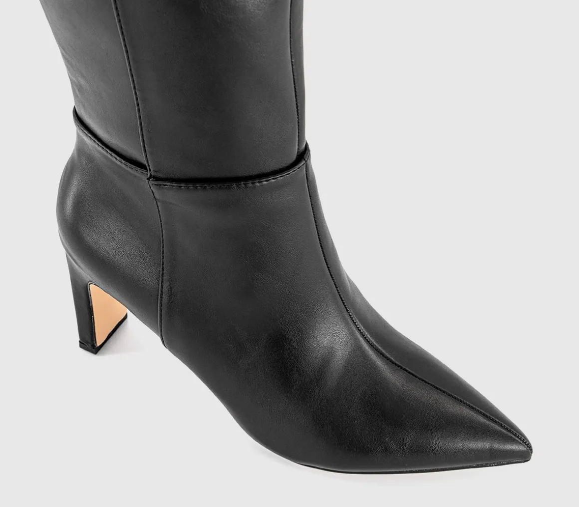 Kadell Pointed Toe Knee High Boots