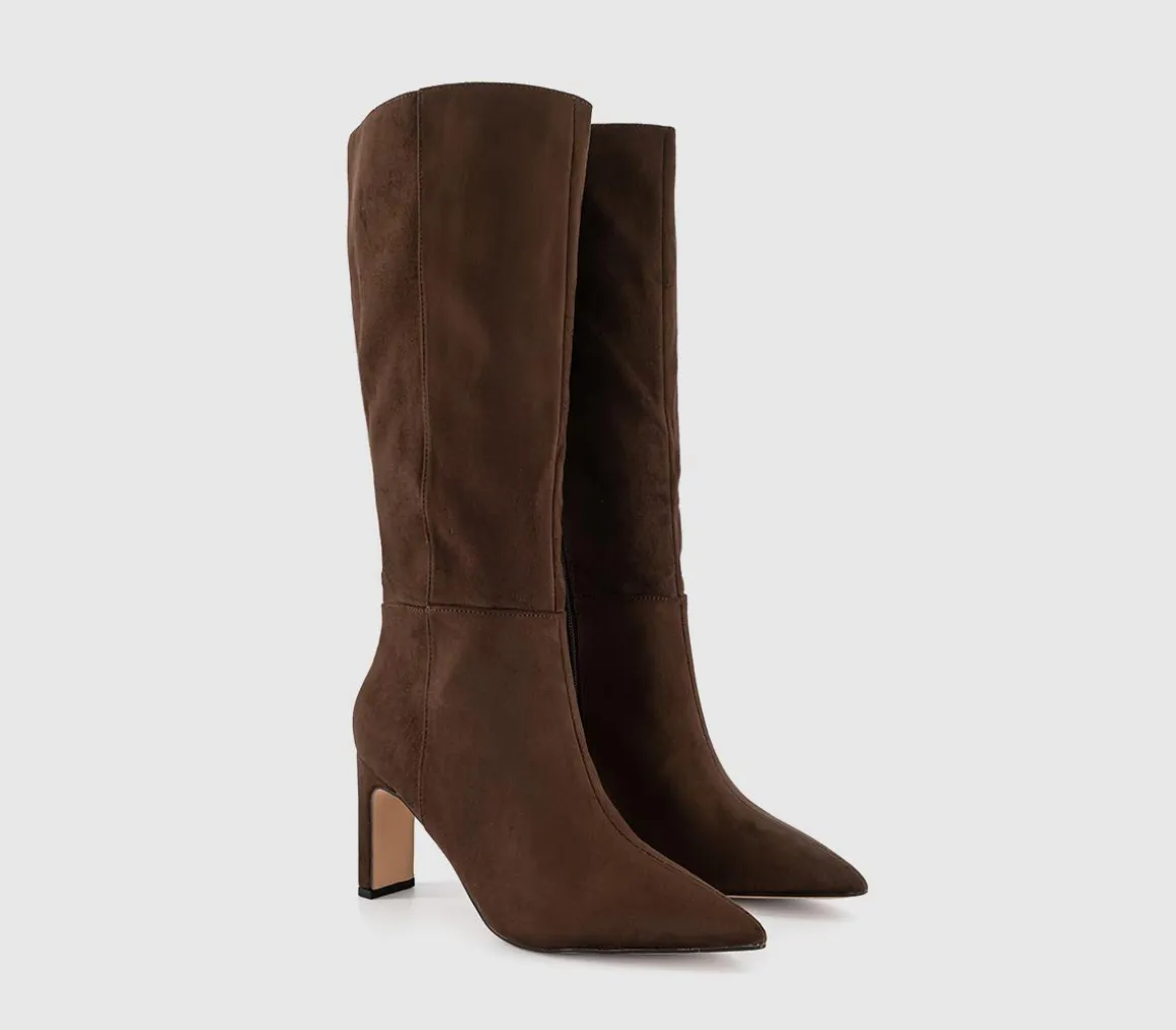 Kadell Pointed Toe Knee High Boots