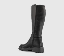 Kaia Buckle Detail Riding Boots