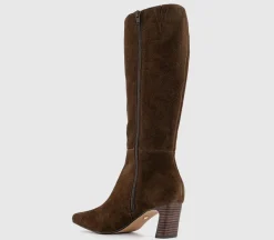 Kallie Set Back High Heel Knee Boots