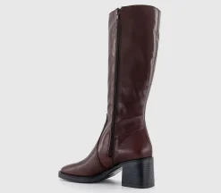 Karamel Knee High Block Heel Boots