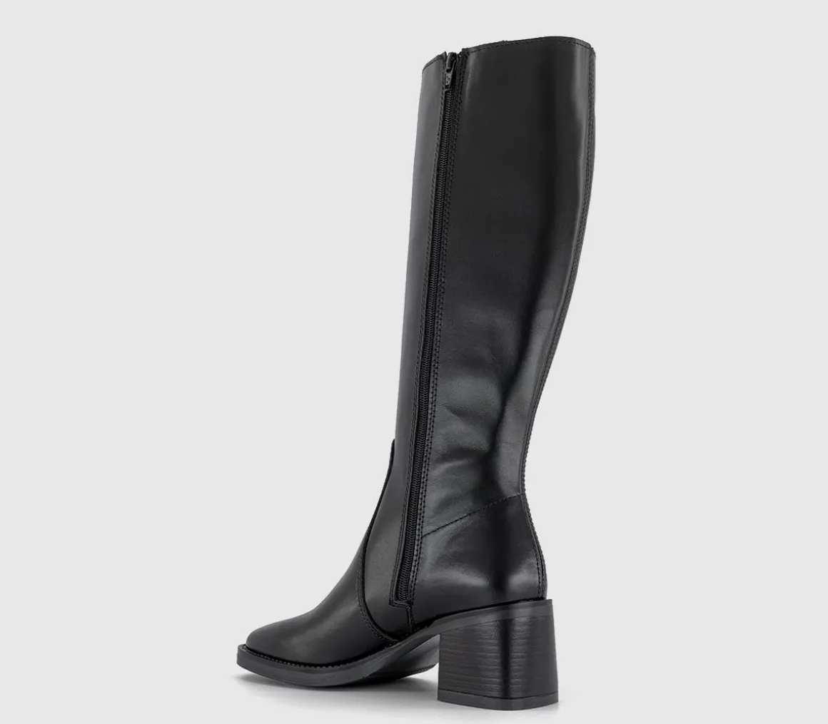 Karamel Knee High Block Heel Boots