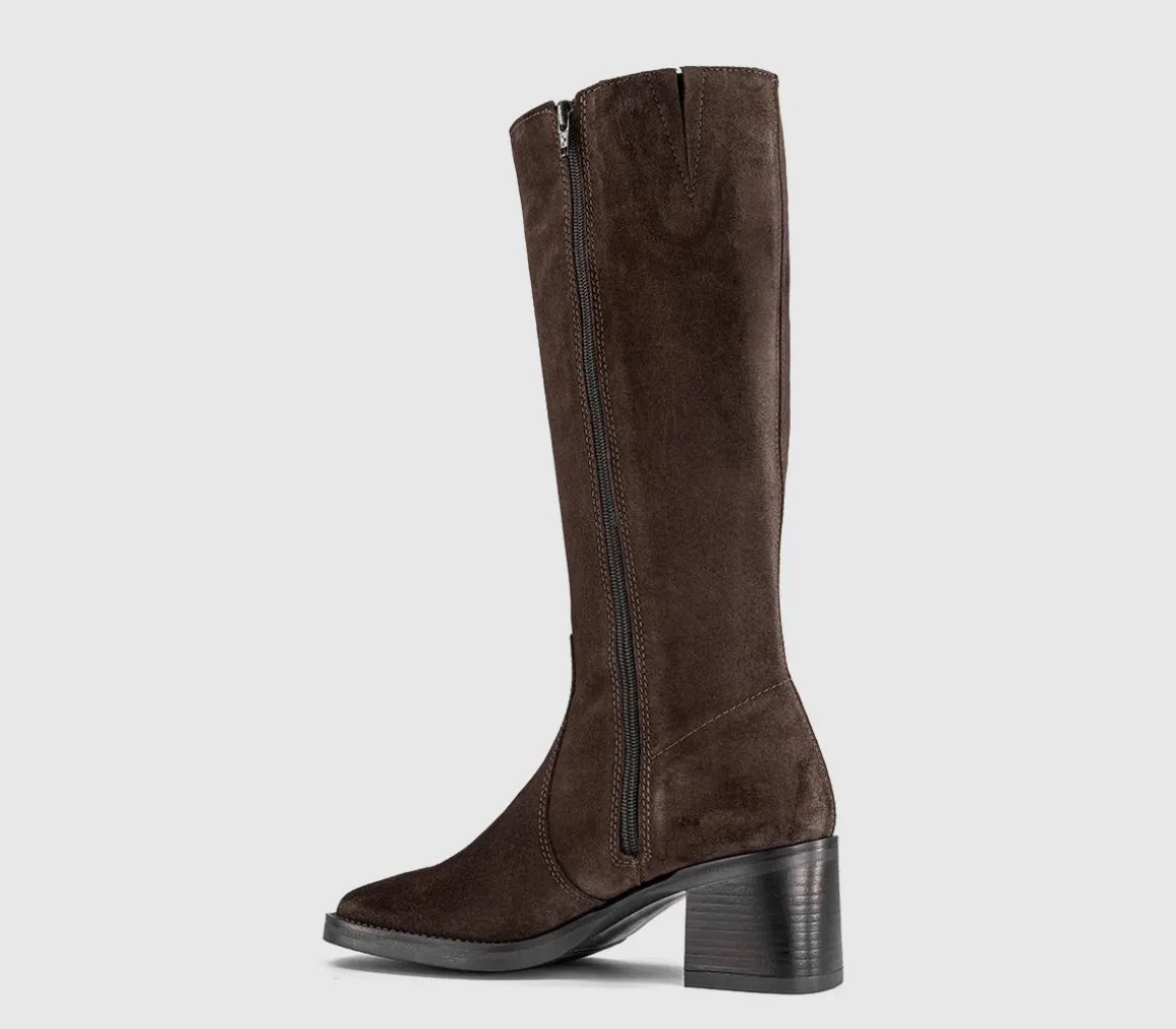 Karamel Knee High Block Heel Boots