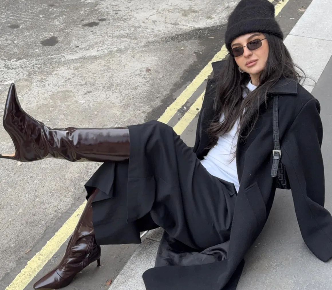 Karina Kitten Heel Knee High Boots