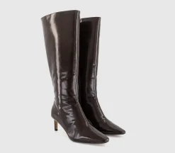 Karina Kitten Heel Knee High Boots