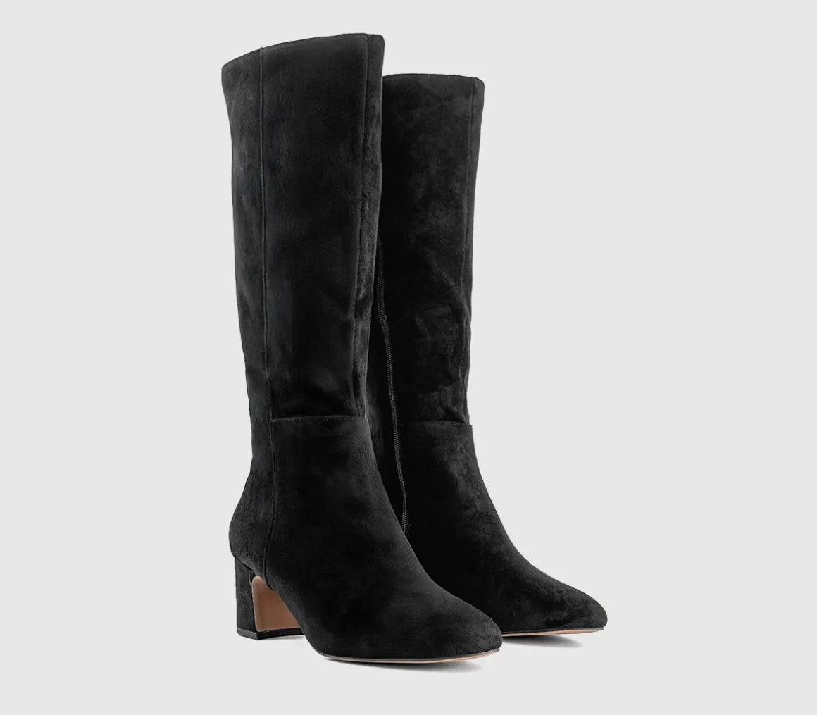 Karlie Block Heel Knee High Boots