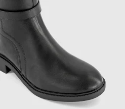 Katie Harness Detail Knee High Rider Boots