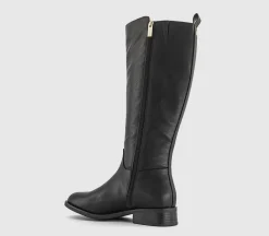 Kayla Zip Detail Knee High Boots