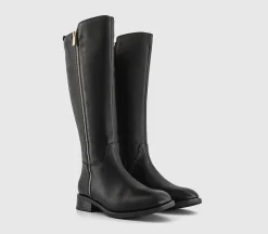 Kayla Zip Detail Knee High Boots