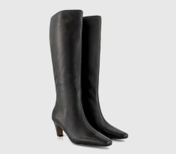 Kensington Curve Heel Knee High Boots