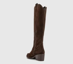 Kezia Heeled Western Knee Boots