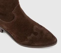 Kezia Heeled Western Knee Boots
