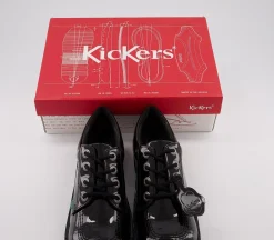 Kick Lo Patent Youth Shoes