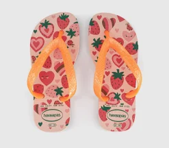 Kids Flores Flip Flops