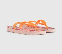 Kids Flores Flip Flops