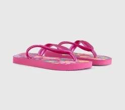 Kids Flores Flip Flops