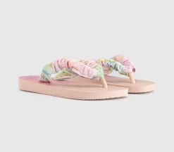 Kids Fluffy Flip Flops