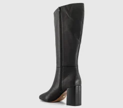 Kiera Block Heel Knee High Boots