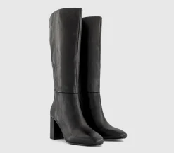 Kiera Block Heel Knee High Boots