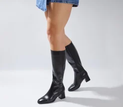 Kleo Block Heel Knee High Boots