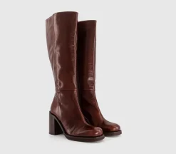 Kora Heeled Platform Knee High Boots