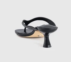 Krista Toe Post Kitten Heeled Sandals