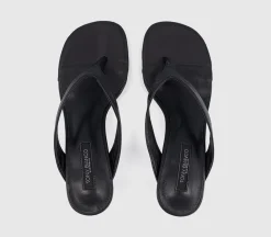 Krista Toe Post Kitten Heeled Sandals