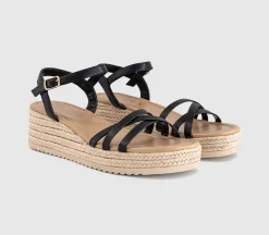 Magnolia Strappy Espadrille Wedges