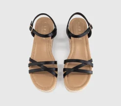 Magnolia Strappy Espadrille Wedges