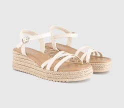 Magnolia Strappy Espadrille Wedges