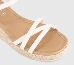 Magnolia Strappy Espadrille Wedges