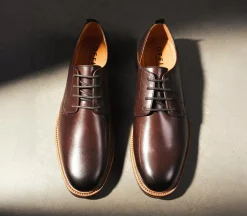 Magnus Round Toe Derby Shoes