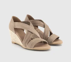 Maiden Cross Strap Espadrille Wedge