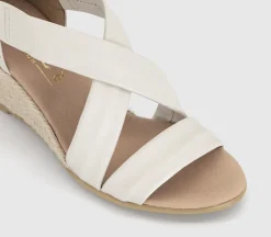 Maiden Cross Strap Espadrille Wedges