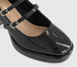 Major Double Strap Platform Mary Jane Heels