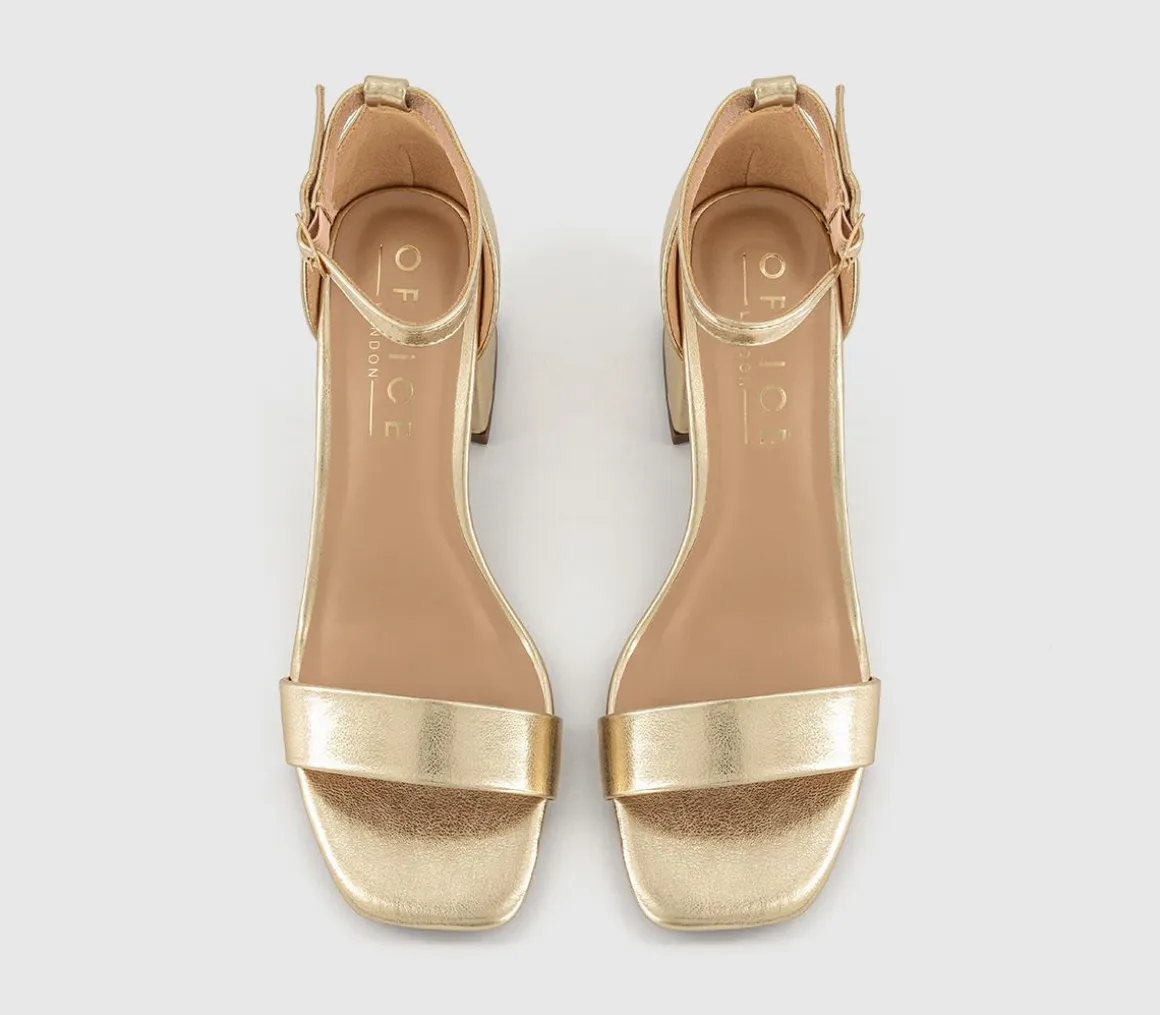Makaya Two Part Block Heel Sandals