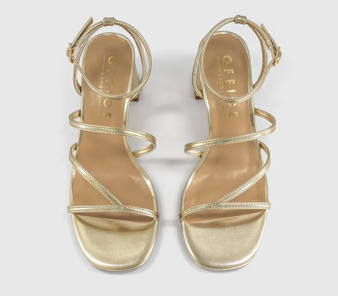 Malia Strappy Block Heeled Sandals
