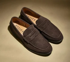 Marcel Round Toe Penny Loafers