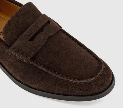 Marcel Round Toe Penny Loafers