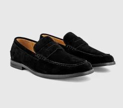 Marcel Round Toe Penny Loafers