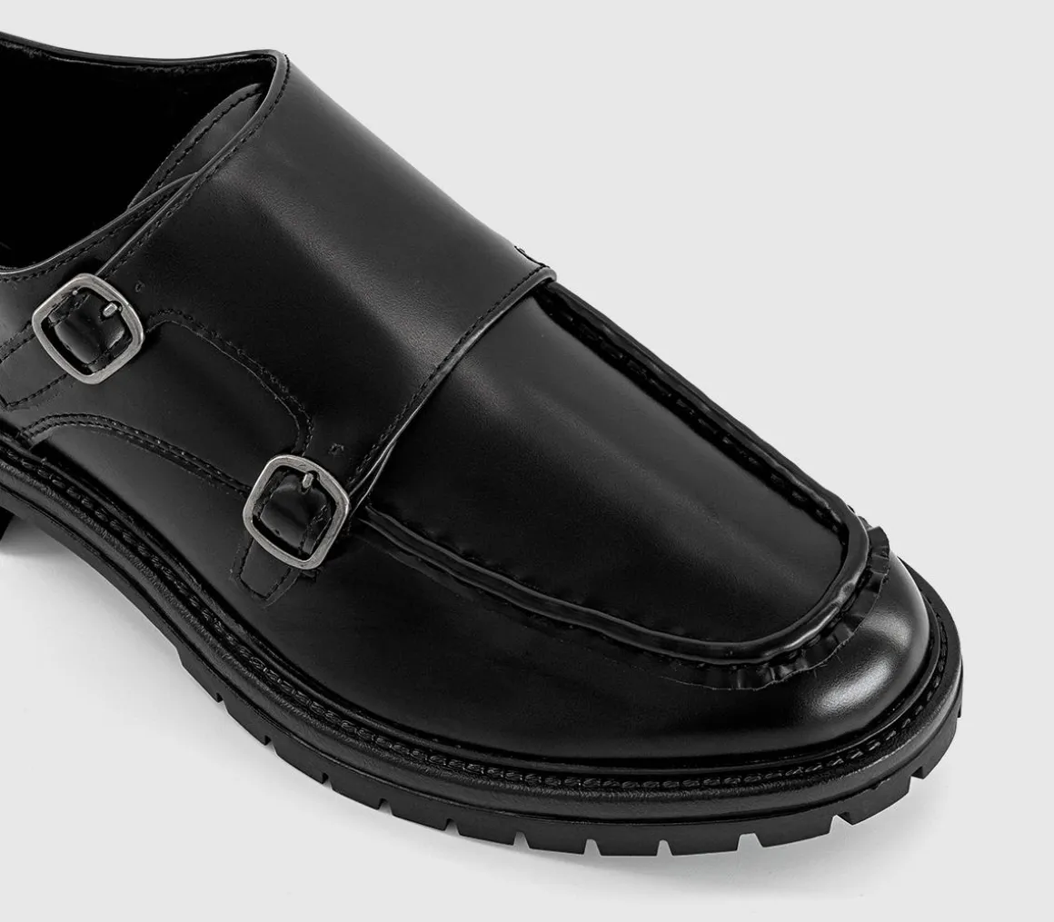 Marcus Chunky Monk Strap Shoes