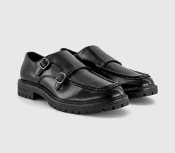 Marcus Chunky Monk Strap Shoes