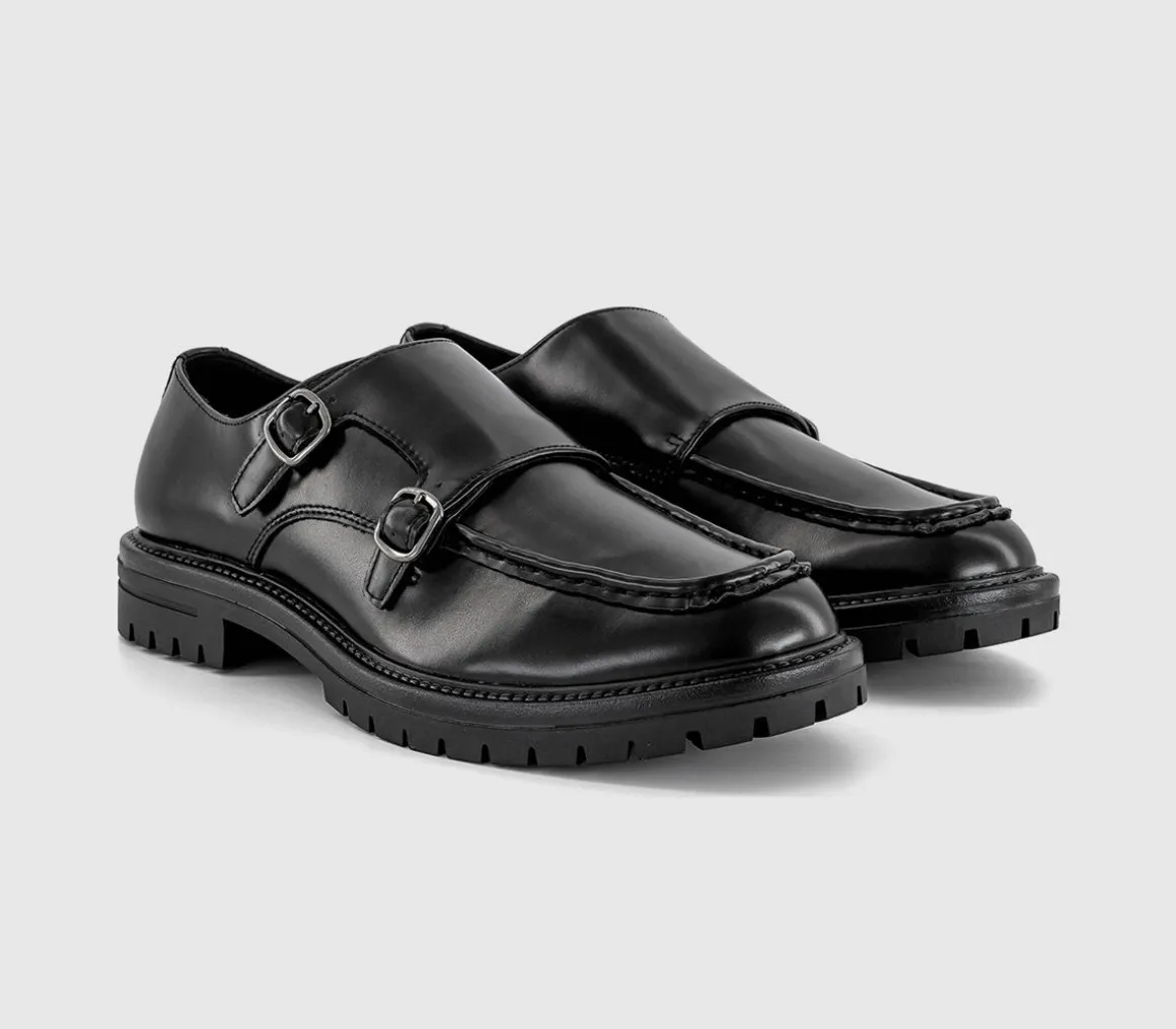 Marcus Chunky Monk Strap Shoes