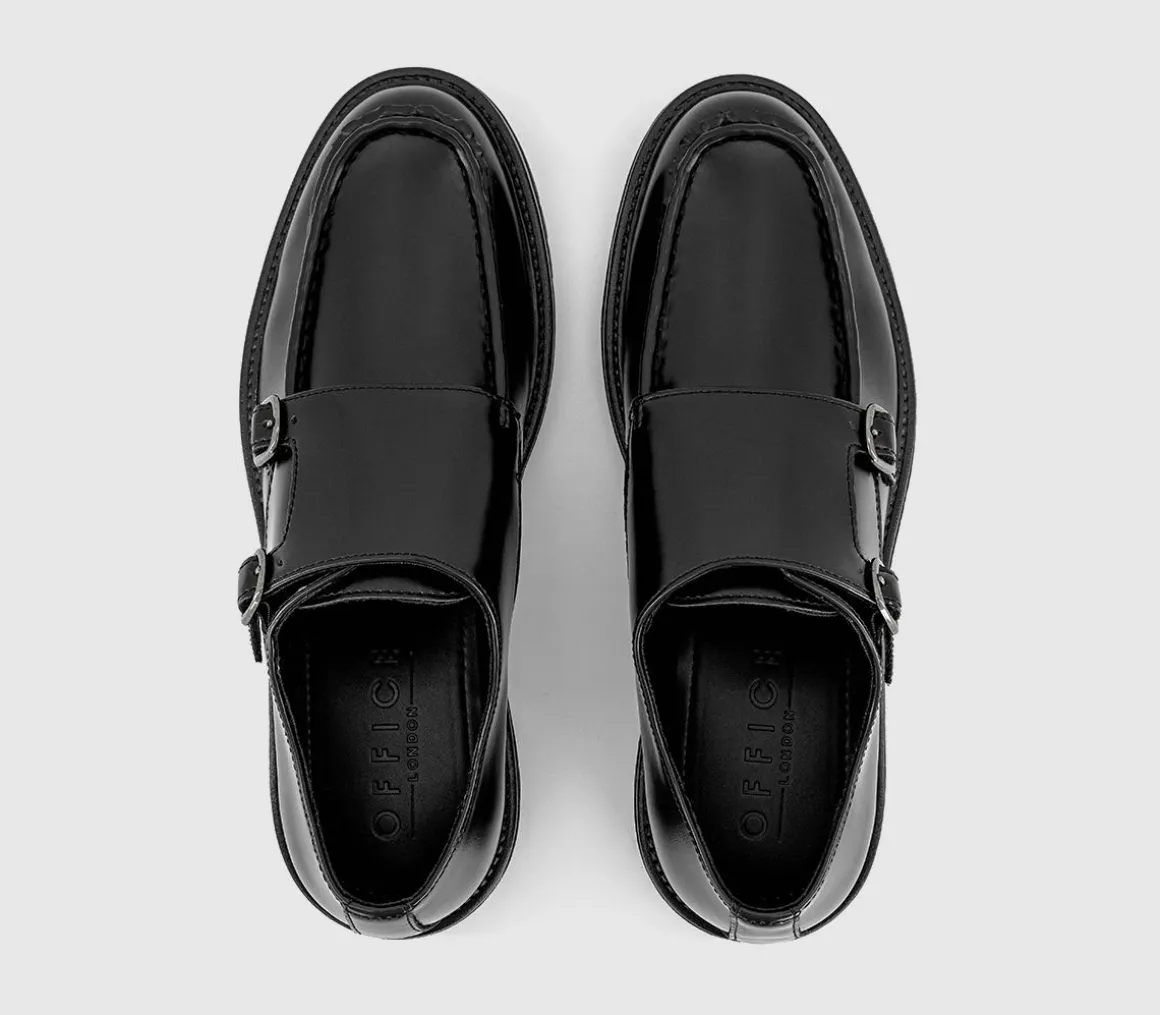 Marcus Chunky Monk Strap Shoes