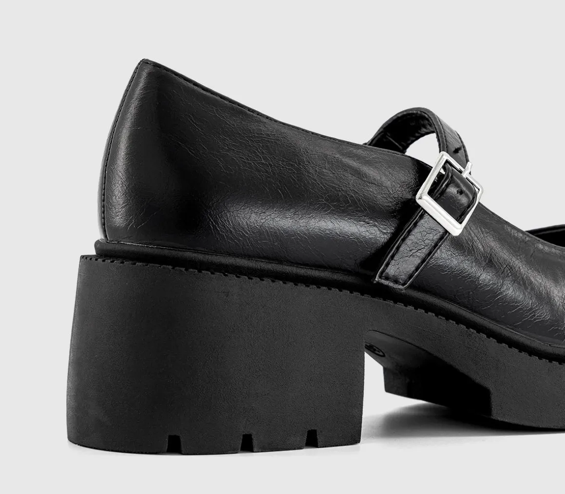 Margot Chunky Heeled Mary Jane Shoes
